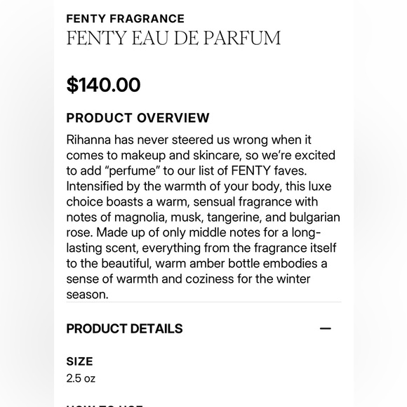 Fenty Beauty Blue Packaging - Picture 2 of 2